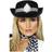 Smiffys policewoman's hat, black