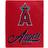 Northwest 1MLB-07070-0005-RET x in. Los Angeles Angels of Anaheim Signature Raschel Throw Blanket