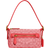 Coach Demi Bag In Signature Jacquard - Brass/Sport Red