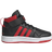 Adidas Kid's Postmove Mid - Core Black/Vivid Red/Cloud White