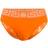 Versace Iconic Luxe Swim Briefs, Orange/gold