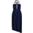 City Chic Plait Detail Maxi Dress - Navy