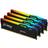 Kingston Fury Beast RGB Black DDR5 5600MHz 4x32GB ECC (KF556C40BBAK4-128)