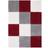 THE RUGS Myshaggy Red, Grey 120x170cm