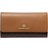 Michael Kors Large Logo and Leather Tri-Fold Wallet - Brn/Acorn