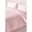 Homescapes Satin Stripe Egyptian Cotton with Duvet Cover Pink