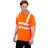 Click Beeswift B-Seen Hi-Vis Work Polo Orange