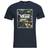 Vans classic print box s/s t-shirt navy/gold