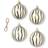 Ferm Living Christmas Ornaments Green Christmas Tree Ornament 4pcs