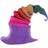 Elope Heartfelted Rainbow Borealis Witch Costume Hat