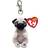 TY Beanie Bellies Key Clip Izzy Dog, Multi