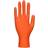 Portwest Nitrile HD Disposable Gloves Pk100 Orange