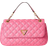 Guess Giully Quilted Crossbody Bag - Watermelon