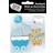 Express Yourself Blue Pram And Bear Card Toppers 4 Pieces