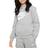 Nike Big Kid's Sportswear Club Fleece Hoodie - Dark Grey Heather/White