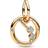 Pandora Aries Zodiac Dangle Charm - Gold/Transparent