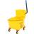 vidaXL Mop Bucket Mop Cart with Wringer Wheels 36 L