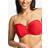 Panache Marianna Bandeau Bikini Top, Crimson