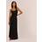 Adrianna Papell Sleeveless Blouson Beaded Gown