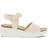 ecco Women's Flowt Wedge Cork Sandal Leather Limestone