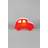 Litecraft Glow Car Table Red Night Light