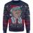 IWOOT Exclusive Donald Trump Knitted Christmas Jumper Navy Blue