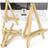 Arteza 12 Wooden Tripod Easel for Canvas Artwork Displays 6 Pack