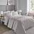 Serene 'Cavali' Pinsonic Microfibre Duvet Cover Silver