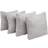 Brentfords Pack of Teddy Fleece Cushion Cover Grey