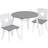 WOLTU Kids Wooden Table & Chairs Set