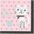 B&Q Cute Cats Happy Birthday Napkins Pack of 16