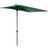 OutSunny 3m Garden Half Round Umbrella Balcony Parasol