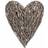 Hamper H178L Wicker Large Rustic Willow Heart Figurine