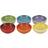 Le Creuset of Six Stoneware Multi Color Pinch Kitchen Container