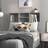 vidaXL grey sonoma Cabinet Headboard