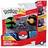 Pokémon PKW2719 Clip and Go Pokéball Gürtel Set Finsterball, Luxusball & Sniebel, offizielles Set mit Figur