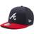 New Era Men's ATLANTA BRAVES MLB OTC 9FIFTYÂ Navy