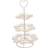 Premier Housewares 3 Tier Cream Wire Cake Stand