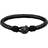 HUGO BOSS Black Leather Men's Bracelet, 19cm