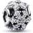 Pandora Sparkling Herbarium Cluster Round Charm - Silver/Transparent