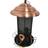 Selections Set of 2 Copper Style Extra Large Hanging Metal Bird Seed Feeder with