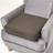 Homescapes Booster Chair Cushions Brown