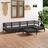 vidaXL 6 Garden Pinewood Outdoor Lounge Set