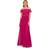 Adrianna Papell Crepe Chiffon Gown Pink