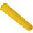 Forgefix EXP2 Plastic Wall Plug Yellow 4-6 Bulk 1000