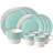 Royal Doulton 1815 Aqua 16 Dinner Set