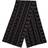 Marc Jacobs Women's Monogram Knit Scarf Black/Charcoal