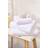 Eco Pure Cotton 650Gsm Jacquard Bath Towel White