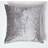 Homescapes Luxury Crushed Cushion Cover Grey (60x)