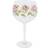 Enesco Peonies Floral Gin Copa Drink Glass